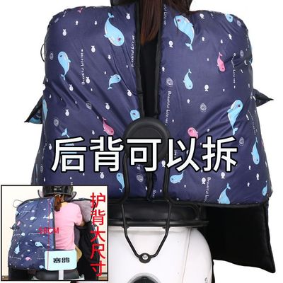 挡风被电动车冬季加大加厚加绒亲子保暖全包御寒挡风防水布防寒