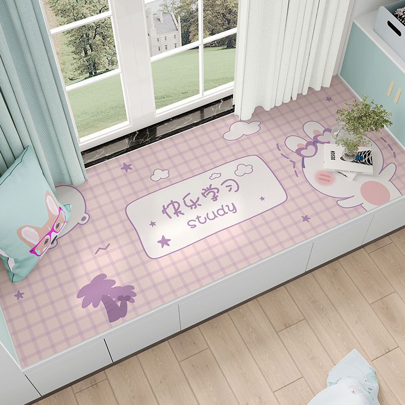 2024新款卡通一抹净pvc可裁剪飘窗垫四季通用ins风卧室防水阳台垫