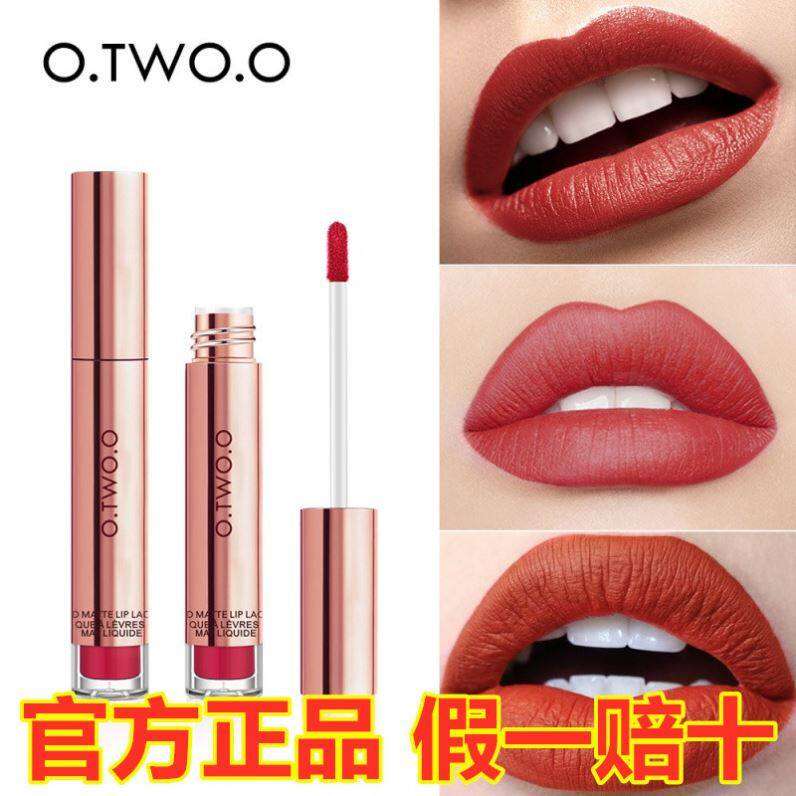 小荣在这里OTWOO不沾杯哑光唇彩雾面不掉色液体口红彩妆丝绒雾面图片