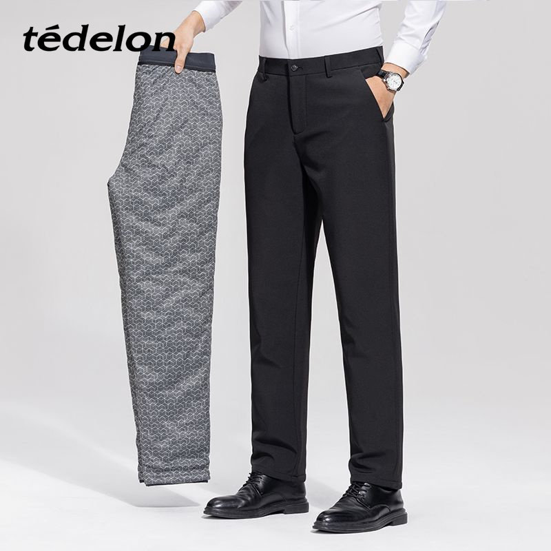 tedelon90白鸭绒休闲西牛仔裤