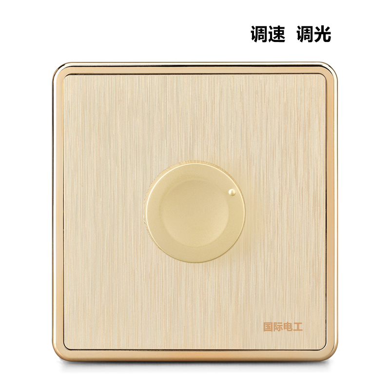 家用暗装86型220V电风扇吊扇调速变速器通用型无极调速开关面板