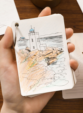 芯陌趣味临摹小画线条画新款小红书同款环扣速写涂色本儿童益智玩具办公室多重玩法涂色解压休闲玩具素描本