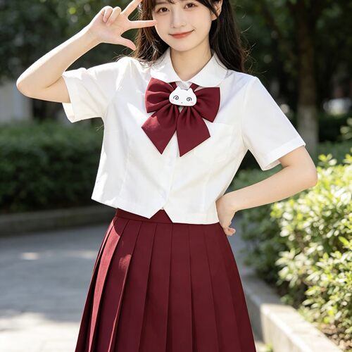 日系JK制服领花女尖角羽根可爱猫咪装饰中二领结甜美搭配学院风