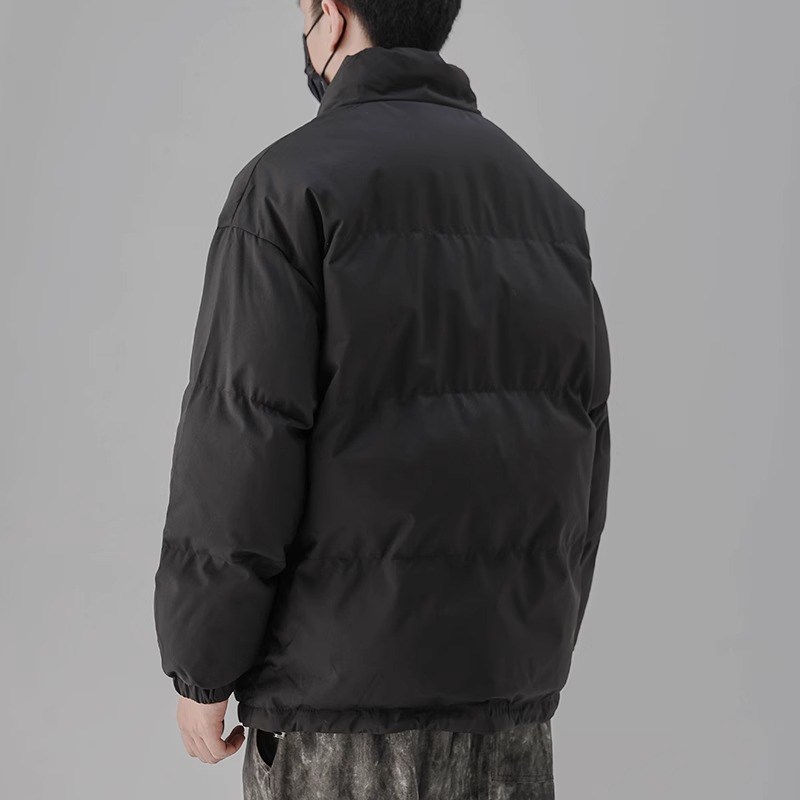 it neith BIAS潮牌棉衣男日系立领加厚保暖百搭宽松冬季面包服潮