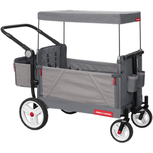 美国RadioFlyer儿童手推车遛娃神器多功能折叠四轮车户外露营地车