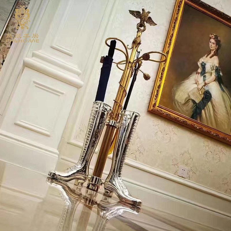 凤凰美居欧式高端双头鹰三靴伞桶摆件纯银门厅别墅雨伞收纳桶收藏|ruв категории Домашний быт, украшения - от Buy2taobao.com для оказания профессиональной услуги покупки агента Taobao