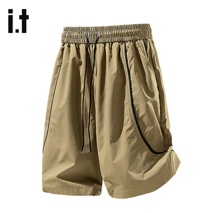 舒适透气短裤 短裤 舒适潮流耐穿不变形男款 子6M izzue官方夏季