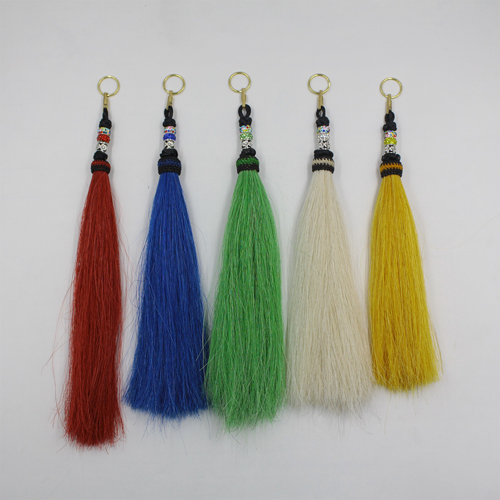 马尾毛材质超轻太极剑用单剑穗