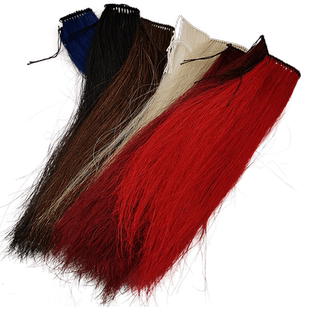 灰色上新红缨枪樱马尾毛材质枪穗枪袍血挡霸王枪樱多规格多颜色