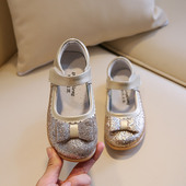 防滑软底儿童皮鞋 女童鞋 百搭公主鞋 真皮小女孩时尚 子2024春秋新款