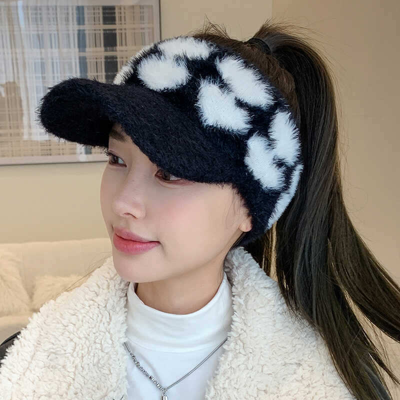 欢瑾MARNI毛线帽通用帽子拼接