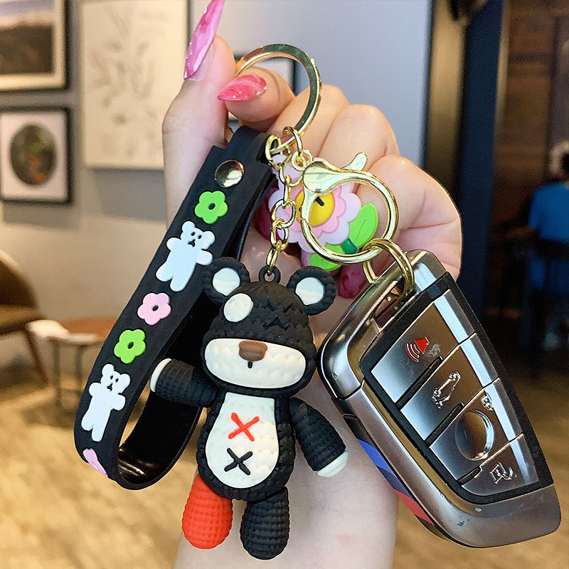 创意潮酷钥匙扣挂件可爱情侣女汽车钥匙链时尚包包挂饰