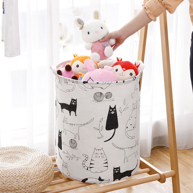 儿童玩具收纳箱衣服整理箱布艺储物娃娃收纳筐宝宝衣物盒神器袋子