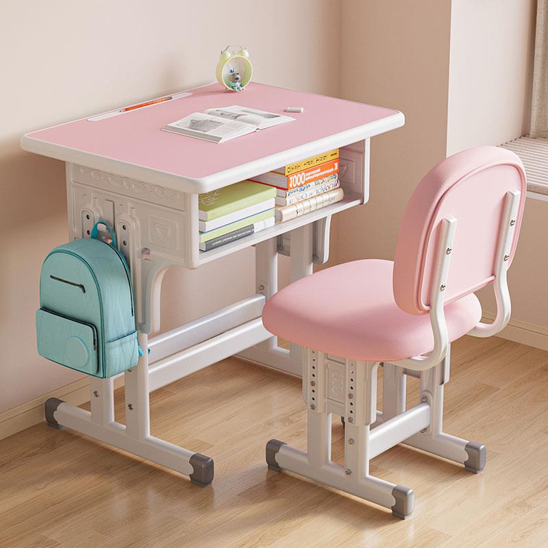 儿童学习桌可升降家用小学生写字作业书桌子学校培训班课桌椅套装