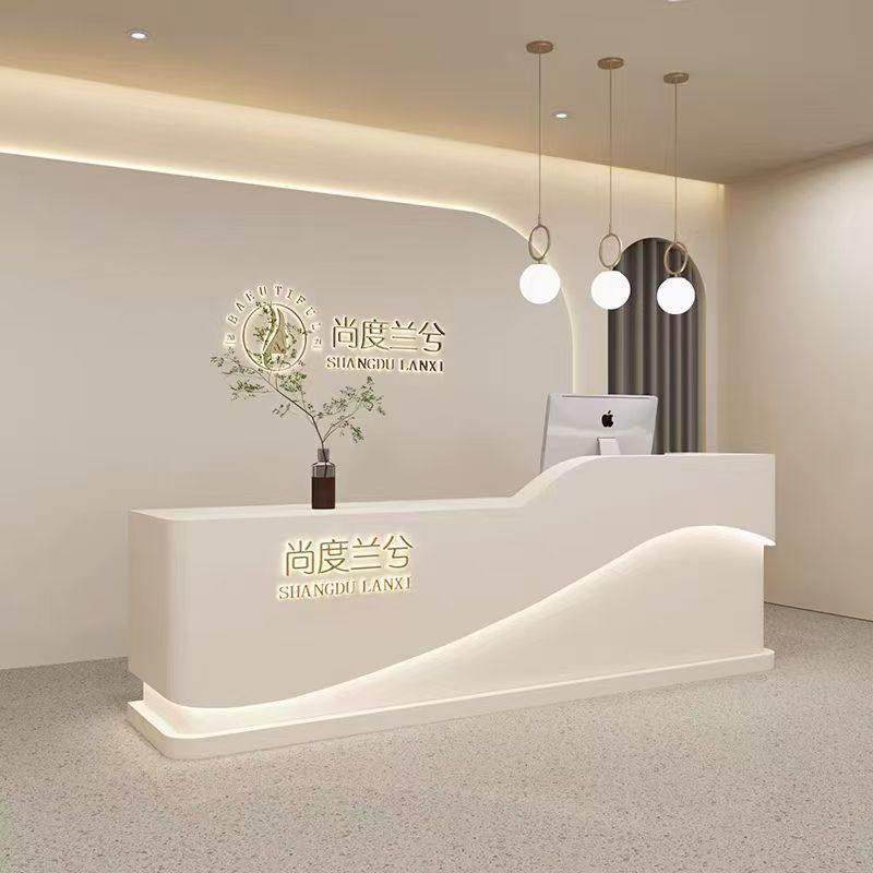 美容院收银柜台服装店口腔牙科吧台艺术舞蹈培训班公司前台接待台