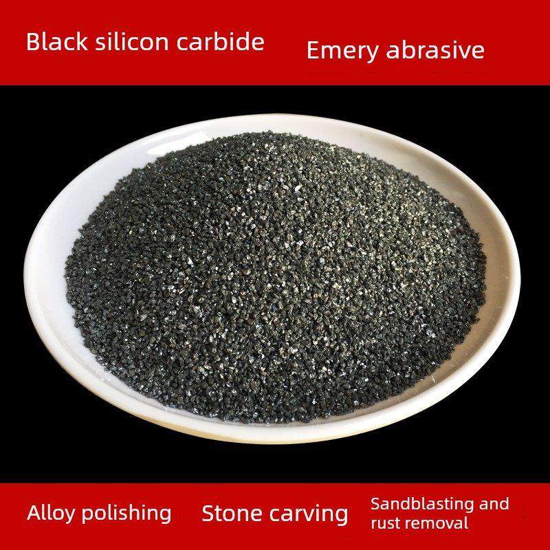 一级黑碳化硅喷砂磨料金刚砂绿碳化硅石材模具喷砂研磨碳化硅包邮