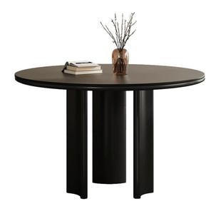 圆桌桌腿支架实木书桌脚中式 餐桌底座新西兰松木中古风大板茶桌腿