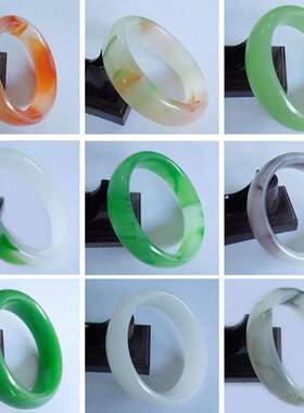 跑江湖10元29元39元玉器厂家直营仿玉手镯玉石粉压制合成手镯