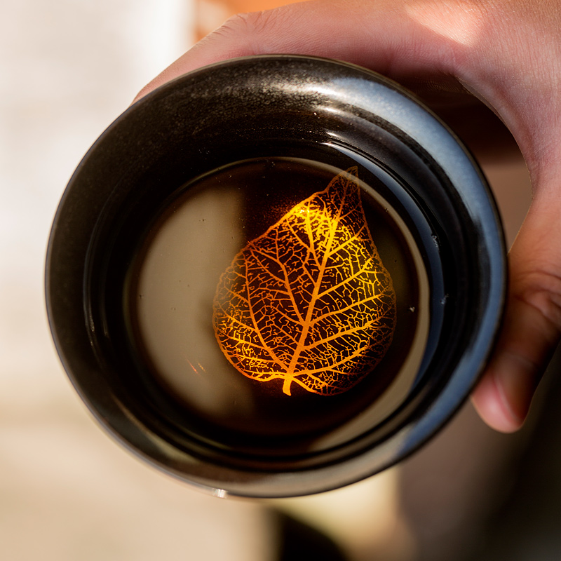 碌心功夫茶具建盏陶瓷主人杯