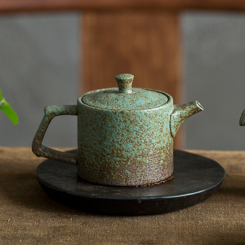 碌心中式粗陶茶壶复古红茶绿茶