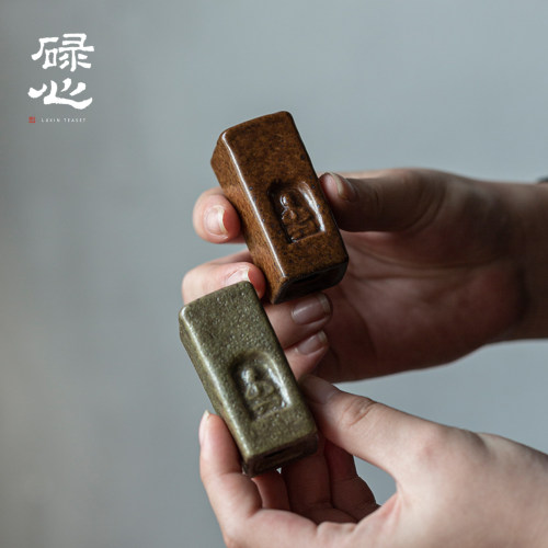 敦煌鎏金盖置紫砂壶茶盖托壶承高端茶壶盖托盖碗茶宠摆件茶器茶置