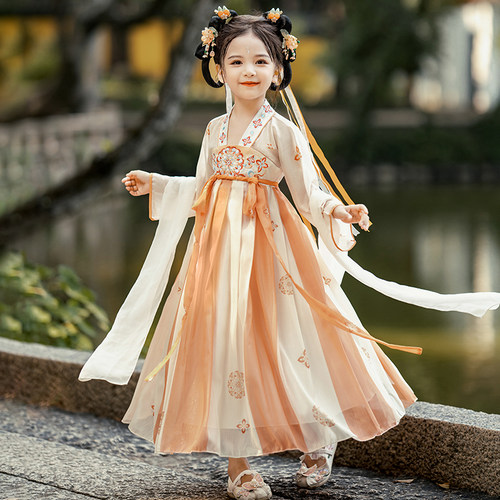 汉服女童春装2026新款国风儿童