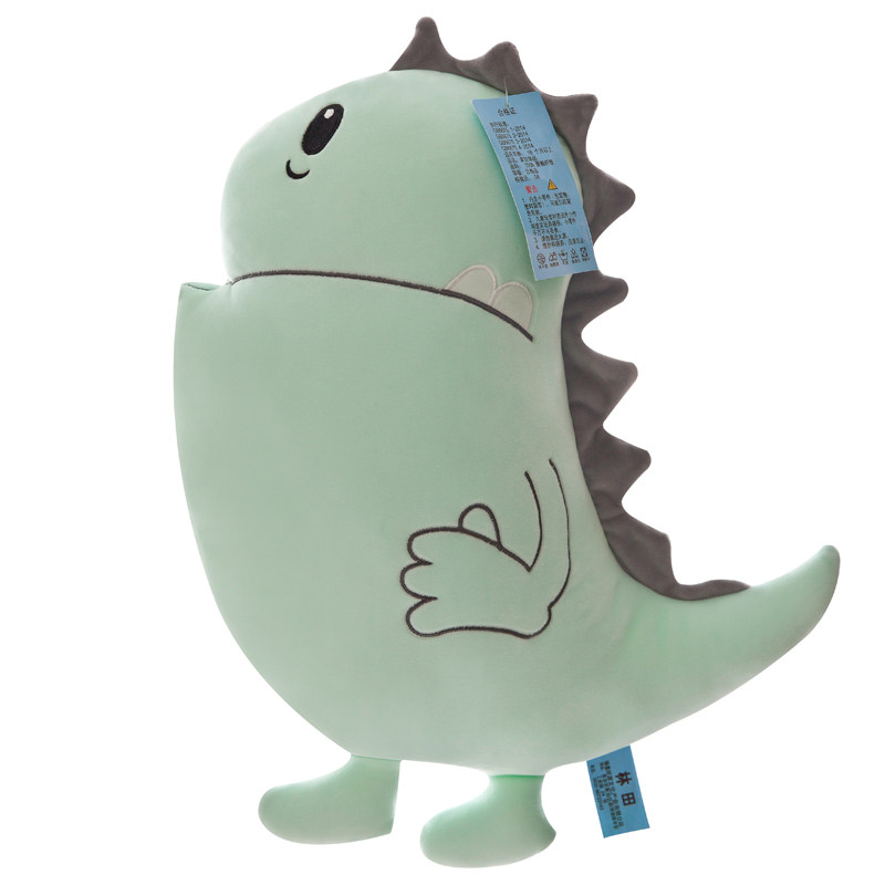 可爱恐龙毛绒玩具公仔女孩睡觉抱枕床H上超软布娃娃儿童安抚玩偶