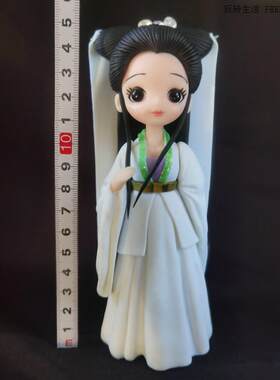 手工制作软陶白娘子小摆件公仔玩偶泥塑卡通人物摆件