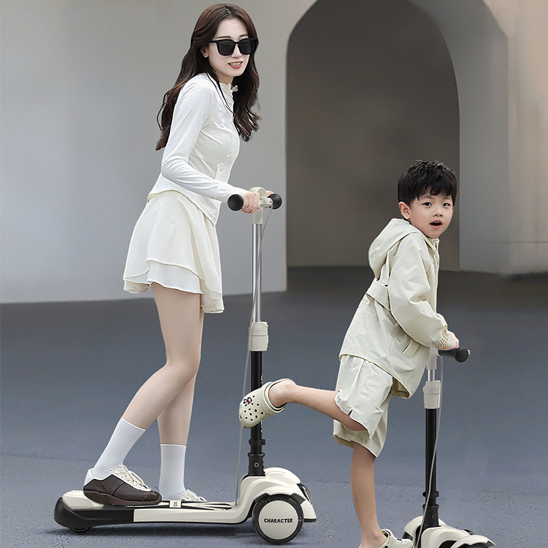 儿童款滑板车6到12岁以上3大童小孩学生可转弯滑滑车2025新款