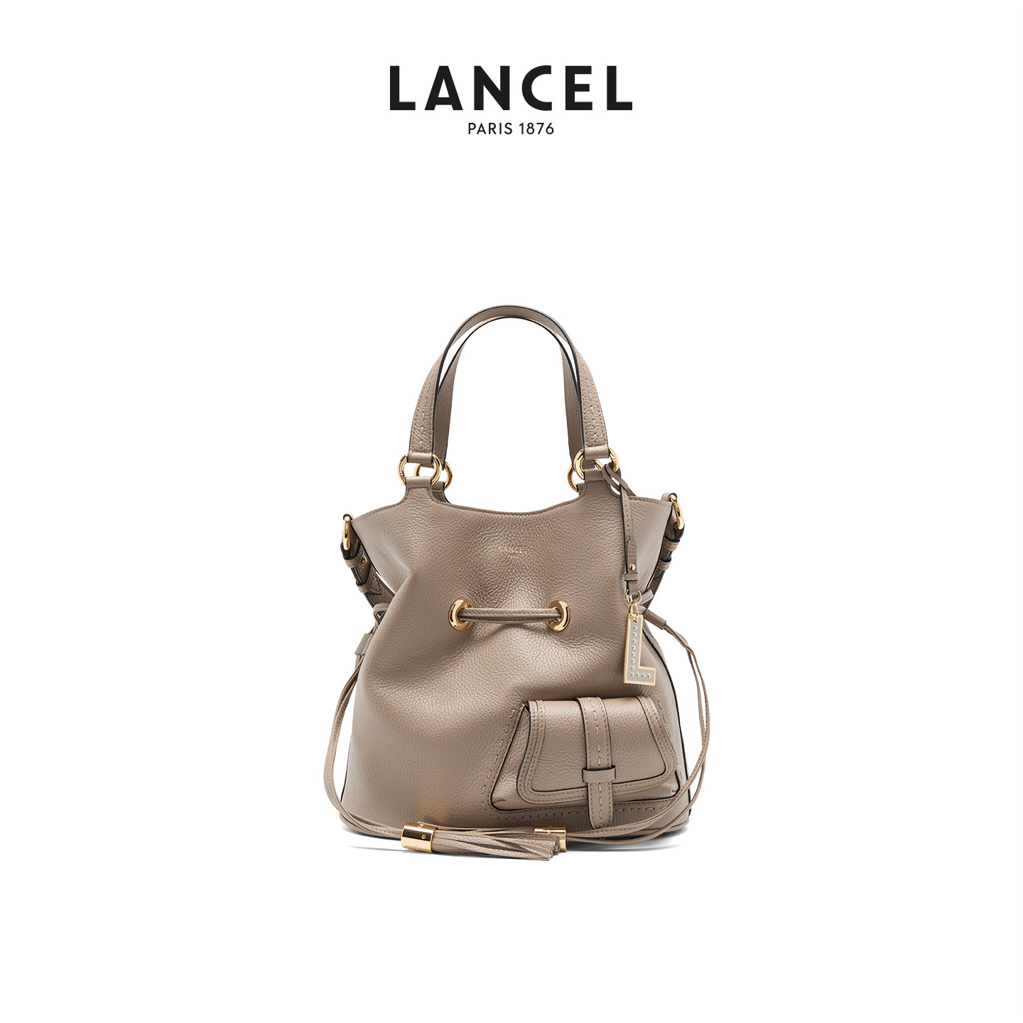 【新品】LANCEL/兰姿 Premier Flirt经典水桶包中号单肩手提包