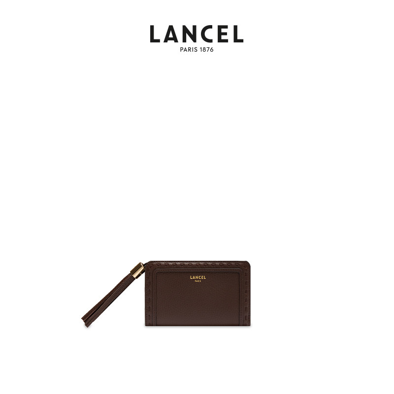 【新品】LANCEL/兰姿 PREMIER FLIRT系列短款钱包卡包 小皮具真皮
