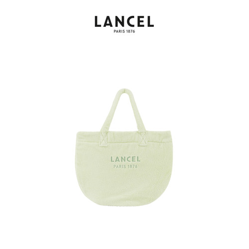 LANCEL/兰姿 SUMMER CAPSULE单肩手提包 设计感简约毛绒托特包