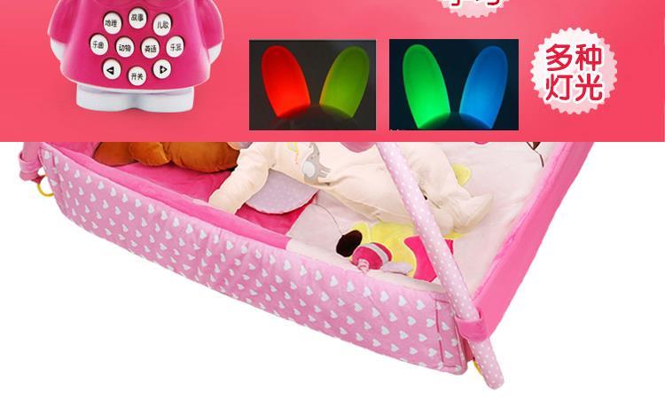 Quà tặng trẻ sơ sinh 0-1 tuổi Đồ chơi trẻ em cung cấp bàn đạp đàn piano tập thể dục cho bé trò chơi âm nhạc chăn đầy trăng - Bé bò / Học cách đi bộ / Thể dục đồ chơi xếp hình cho bé