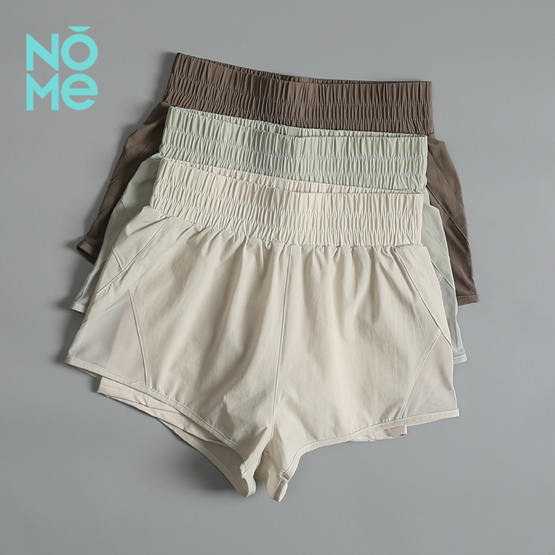 NOME（服饰）女士新款健身房锻炼透气速干瑜伽裤防走光运动三分裤