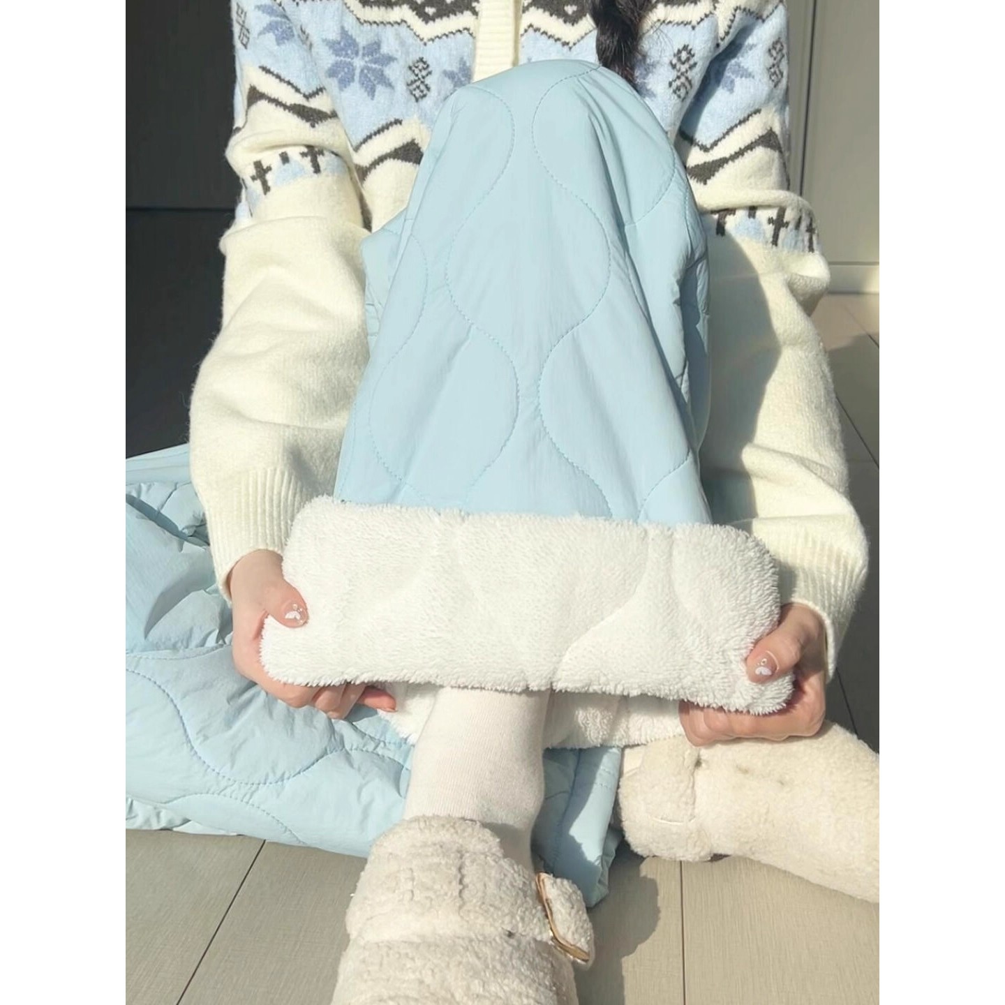 加绒棉裤女秋冬2025新款加绒