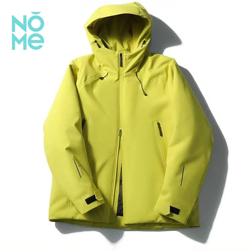 NOME(服饰)2025年新款户外连帽羽绒服男防风防水耐磨双拉链外套