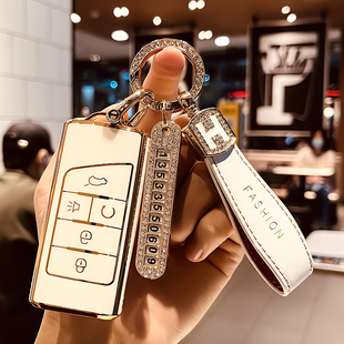 广汽传祺GS4钥匙套新款 GS5包 GS3 GS8扣男女 传祺GM8钥匙壳