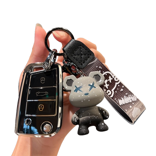 斯柯达汽车钥匙套明锐速派昕锐昕动昊锐晶锐柯珞克柯迪亚克包壳扣