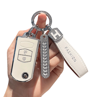 马自达6钥匙套马六老款女士星骋CX-7包2扣马自达3劲翔睿翼汽车壳