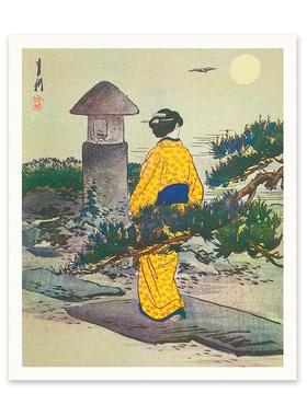 【现货】OhhDeer日式和风Risograph印刷装饰挂画