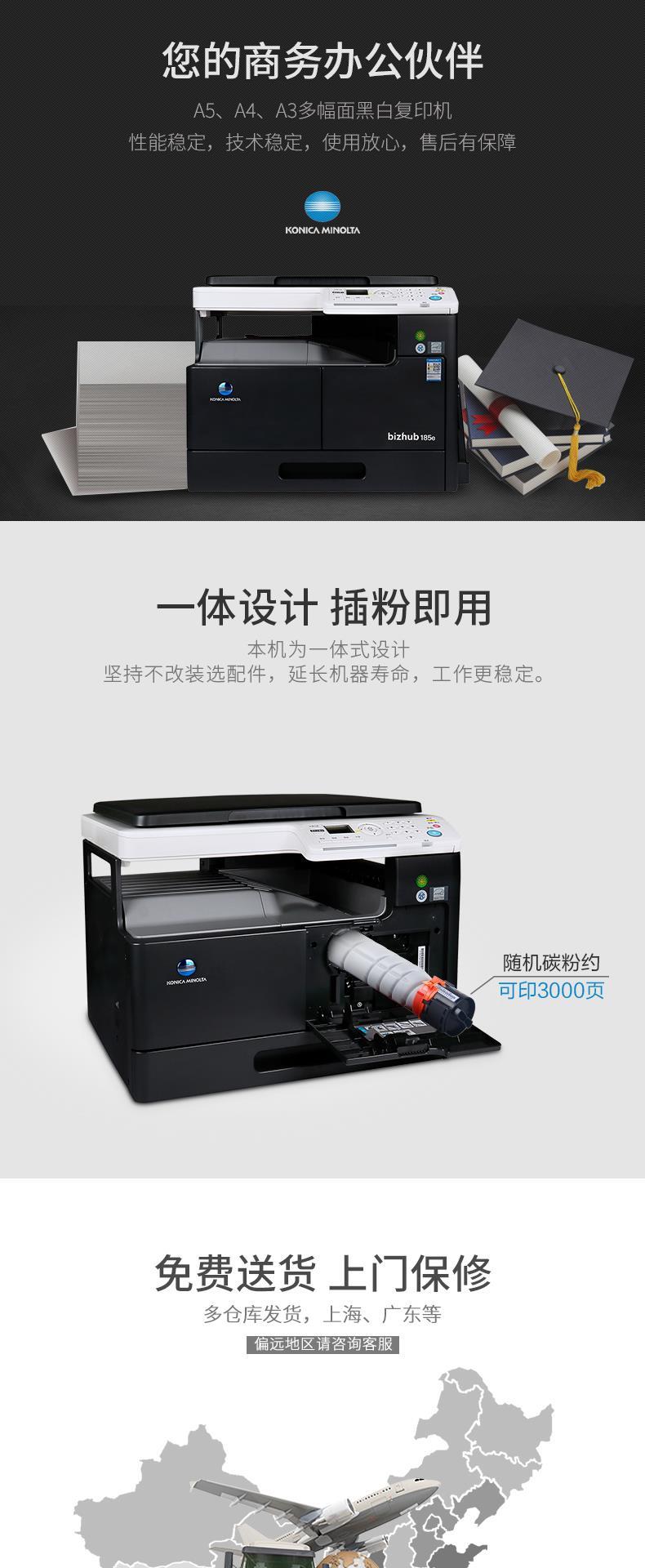 Máy photocopy 185e a3 laser composite đen trắng văn phòng đa chức năng một máy - Máy photocopy đa chức năng máy photo toshiba 857