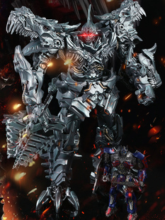 威将变形电影放大合金版SS钢索恐龙传奇战士机器人手办金刚模型