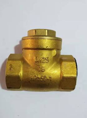 埃美柯429卧式黄铜止回阀H14W-16T铜密封DN15-----DN100
