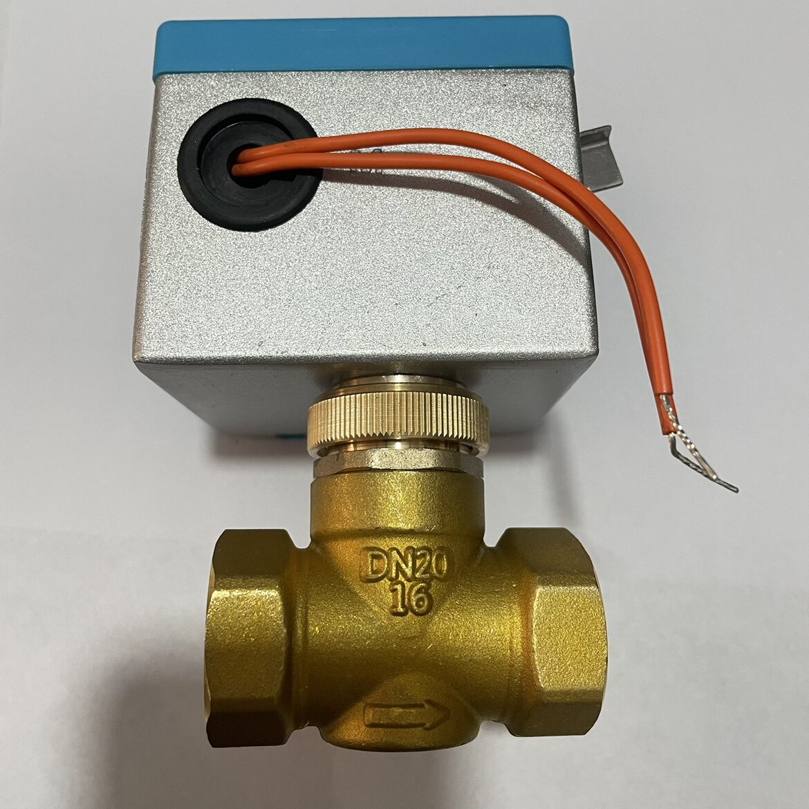 埃美柯9728电动二通阀阀门aqdf15~25l2暖通空调风机盘管6分dn20