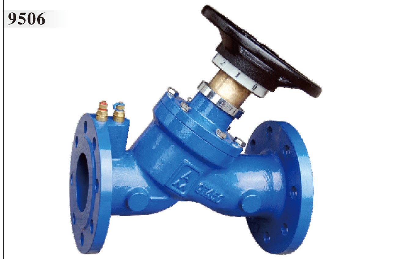 宁波埃美柯平衡阀9506型 SP45X-16Q铸铁平衡阀DN50-100-200-300