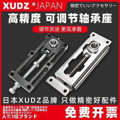 不锈钢轴承调节座涨紧调心滑块STFU201-STFU208 轴承座输送流水线