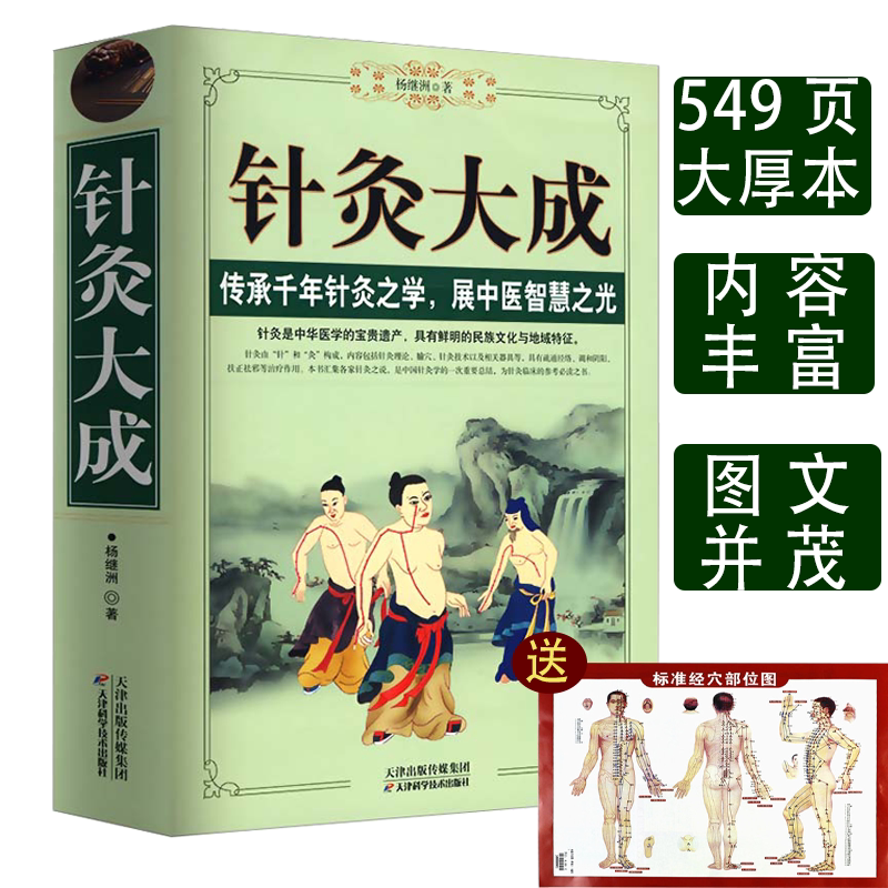 针灸大成 正版 原文集注白话解完整版杨继洲艾灸中医针灸基础理论临床医学大全针灸学全集内经甲乙经校释灸绳董氏奇穴析要书籍