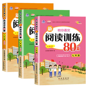 窦昕阅读理解答题技巧训练80篇789七八九年级升级版全国通用初一初二初三语文阅读理解训练阅读力测试答题模版技巧练习阶梯强化