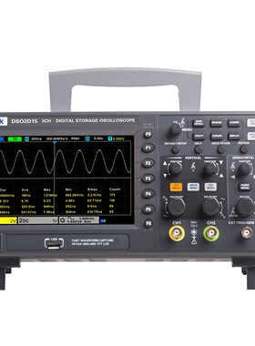 汉泰数字示波器精准DSO2C10 DSO2D15双通道数字存储示波器100M