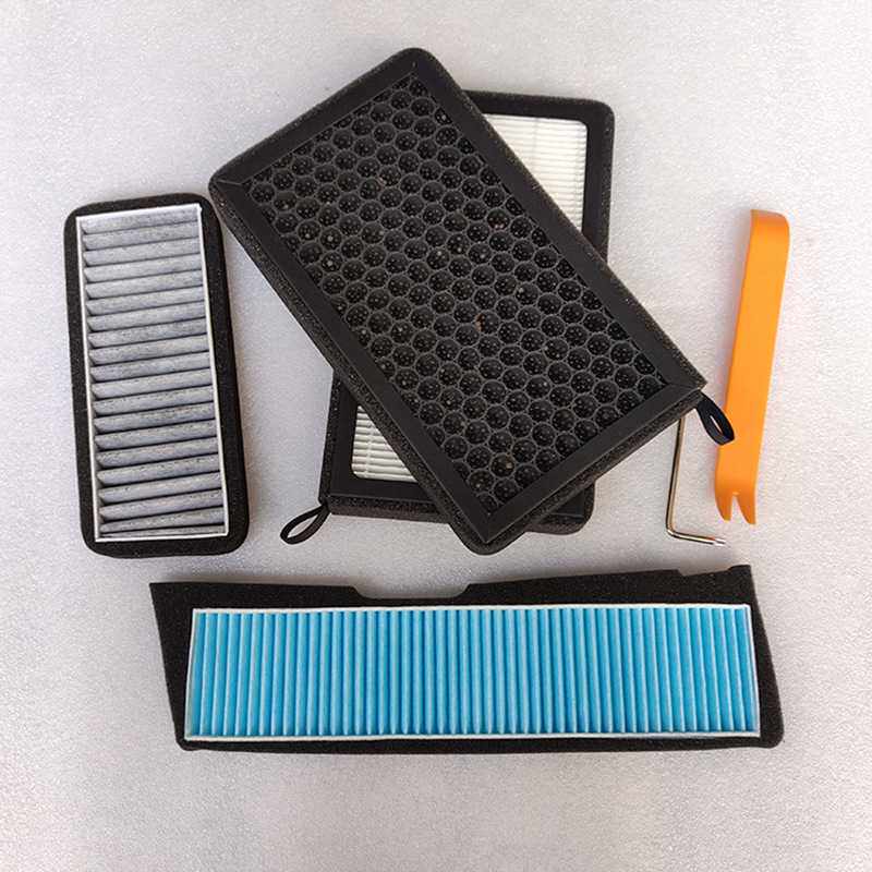 适用特斯拉Model3YS进风口活性炭过滤网空气净化器HEPA空调滤芯棉